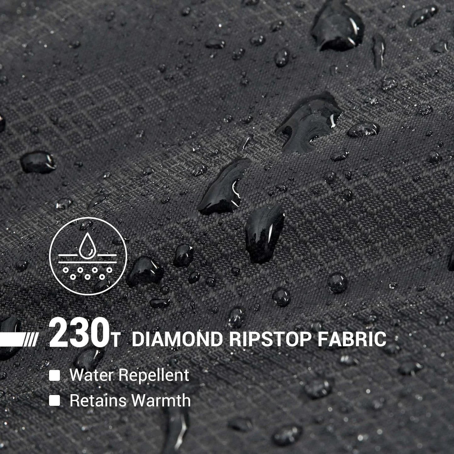 XL Adult Sleeping Bag - Big & Tall Design with Flannel Lining, 17.6℉-54℉ 3-Season Comfort for Camping & Backpacking, Lightweight, Weatherproof (Black)